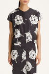 Melrose long dress floral print stylein detail