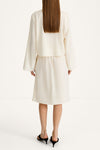 WIDE SLEEVE BLOUSE STYLEIN Mirai cream back