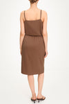 Molene midi satin skirt hazel stylein model image back