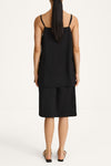 Molene midi satin skirt black stylein model image back
