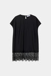Muccino sleeveless blouse black lace detail stylein packshot
