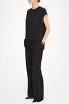 Muccino sleeveless blouse lace detail stylein model image side