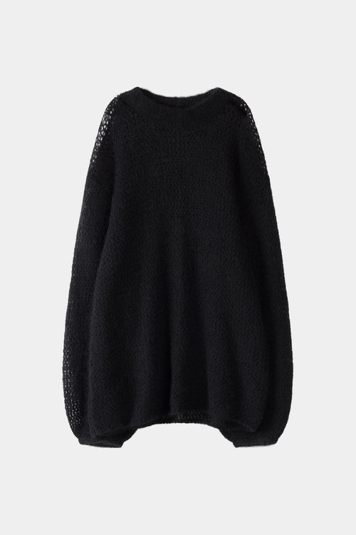 Nella long sleeve sweater black stylein packshot