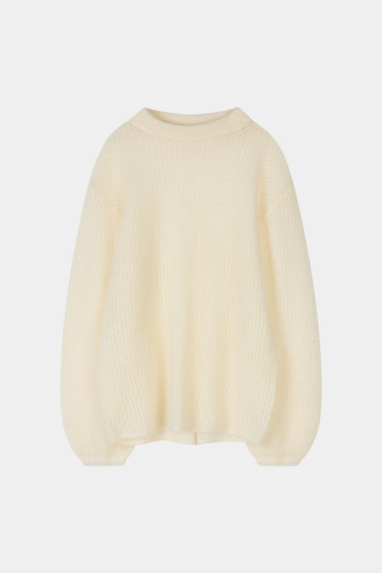 Nella long sleeve sweater cream stylein packshot