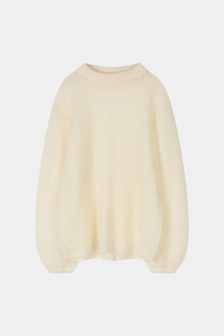 Nella long sleeve sweater cream stylein packshot