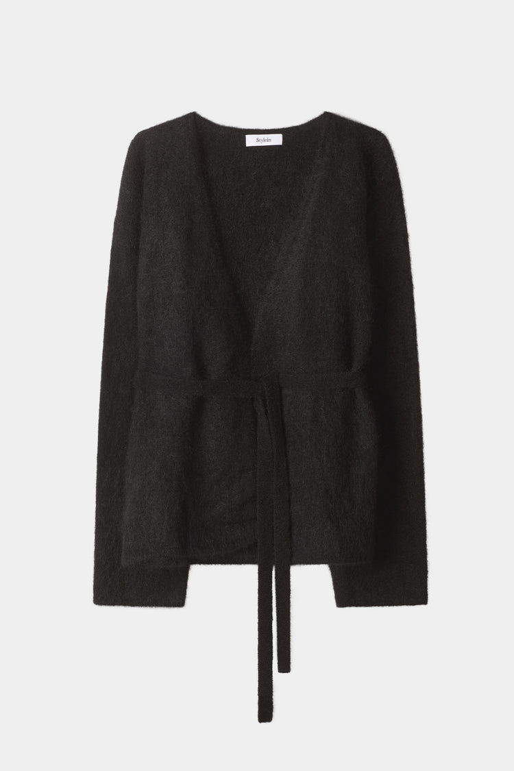 Neriselle mohair cardigan black stylein packshot