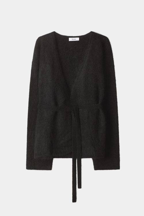 Neriselle mohair cardigan black stylein packshot