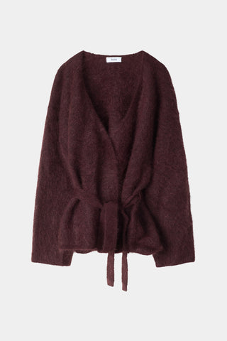 Neriselle mohair cardigan bordeaux stylein packshot