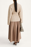 Neriselle mohair cardigan oyster stylein model image back