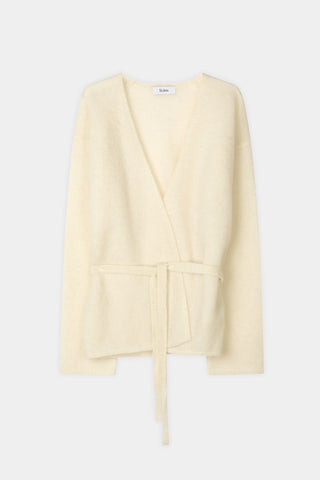 Neriselle mohair cardigan white stylein packshot