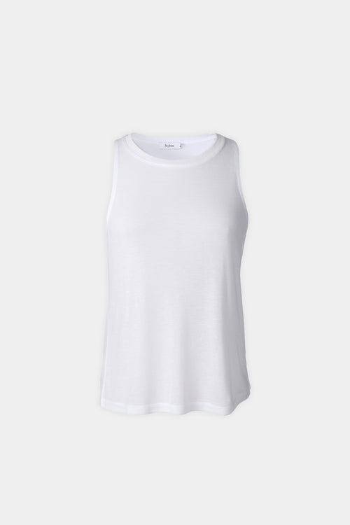 Nicia white top sleeveless stylein packshot