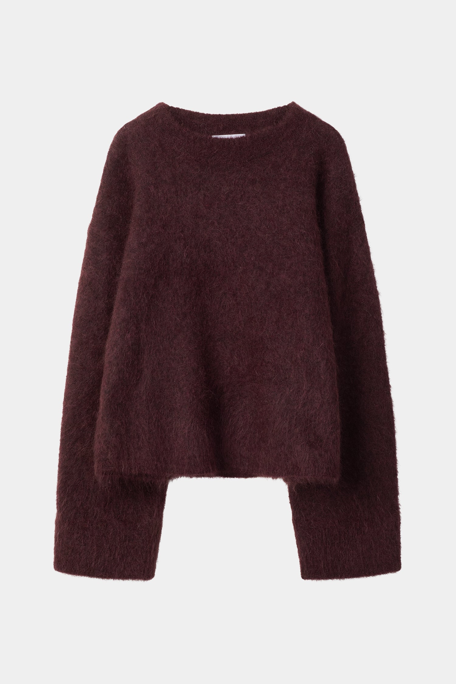 Niclas short sweater bordeaux stylein packshot