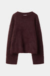 Niclas short sweater bordeaux stylein packshot