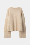 Niclas short sweater oyster stylein packshot