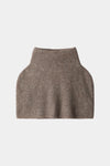 Noce cape knitted mohair blend brown stylein packshot