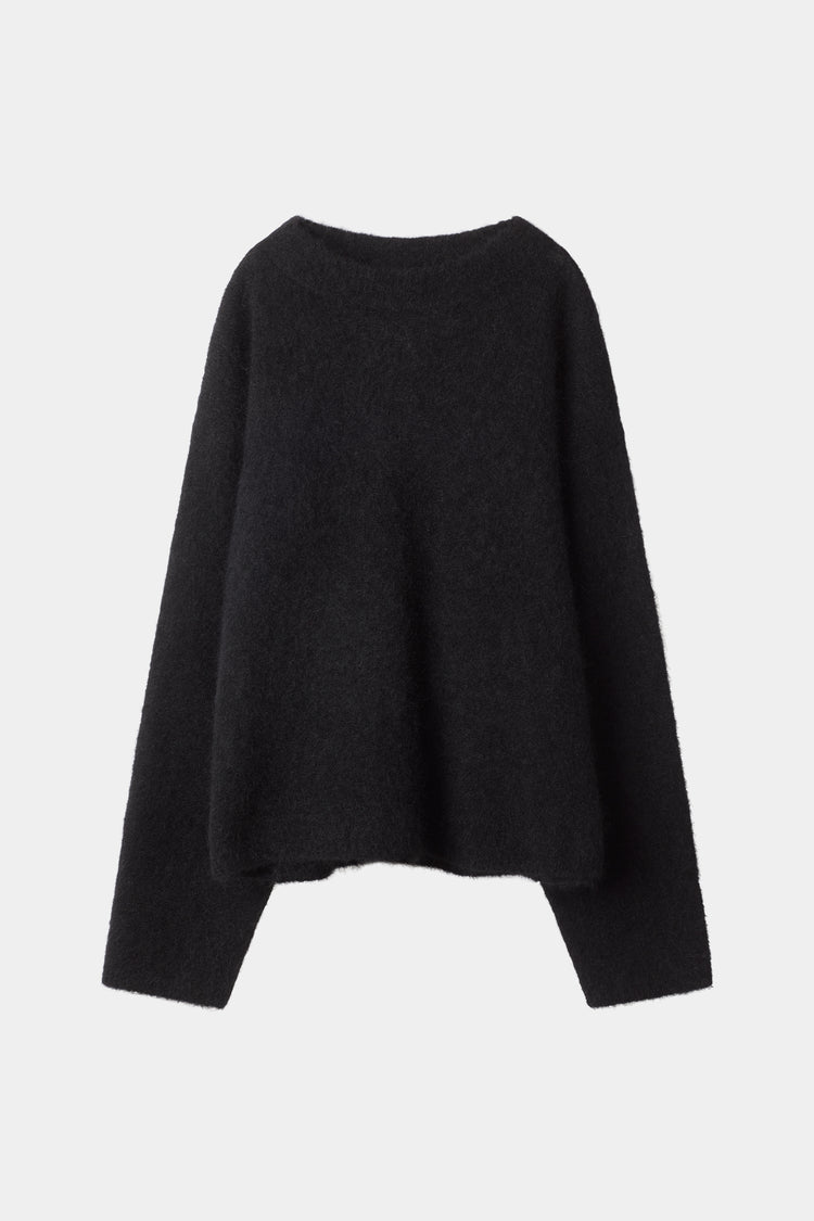 Norena mohair sweater black stylein packshot