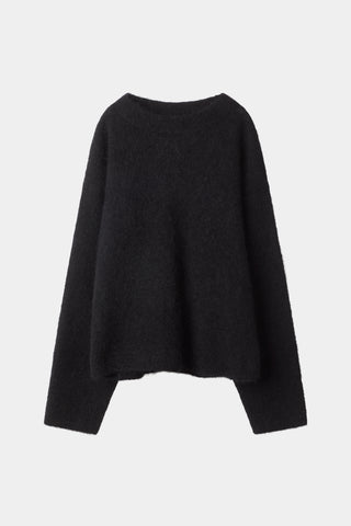 Norena mohair sweater black stylein packshot