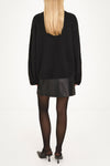 Norena mohair sweater black stylein model image back
