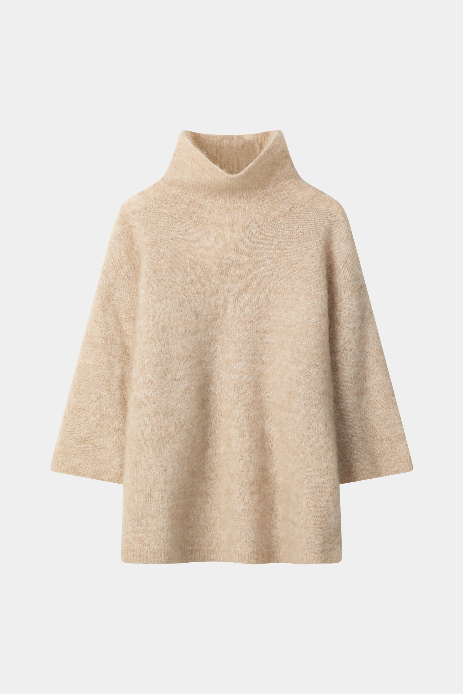 Nyssa short sleeve knitted top oyster stylein packshot