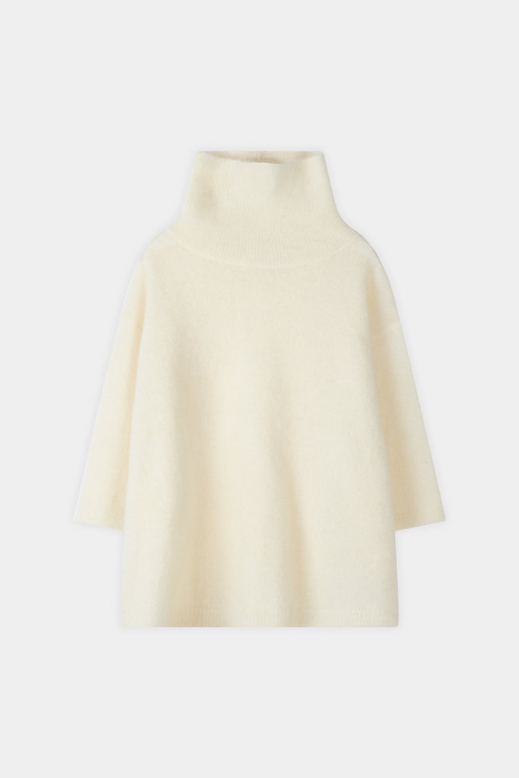 Nyssa short sleeve knitted top white stylein packshot