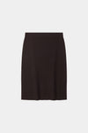 Pearla ribbed knit midi long skirt merino wool coffee stylein model packshot