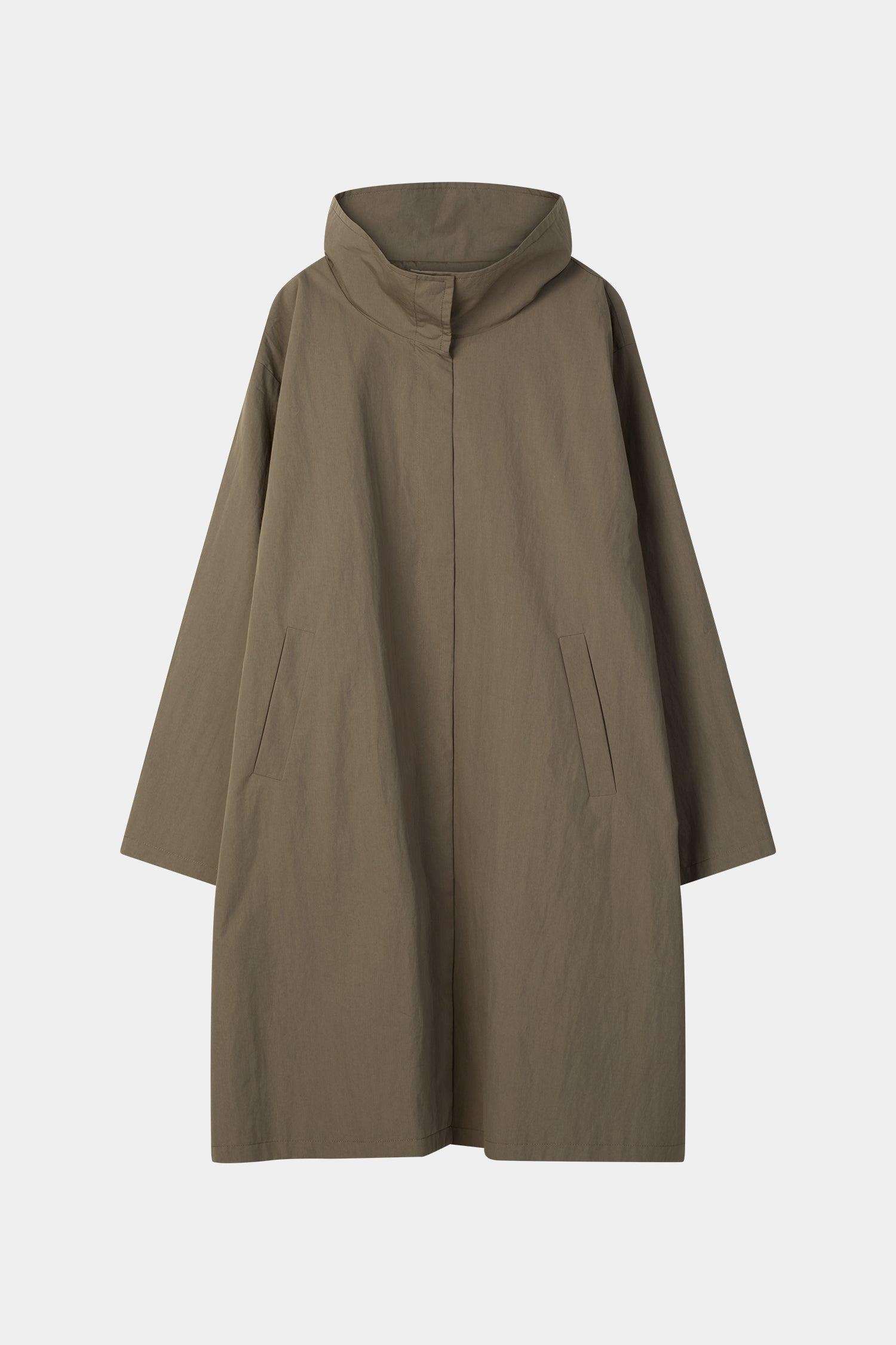 Sable trench coat mud stylein packshot