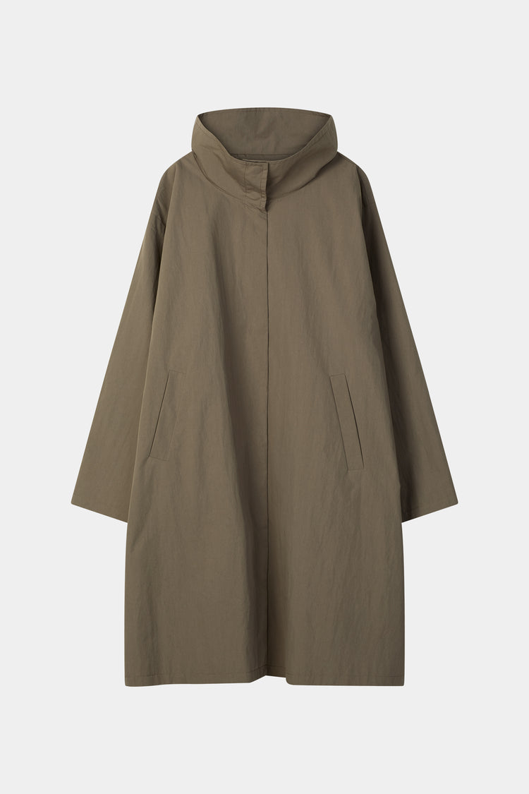 Sable trench coat mud stylein packshot