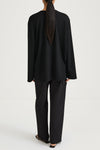 Shea leisure trousers pockets black stylein model image back