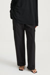 Shea leisure trousers pockets black stylein model image front close