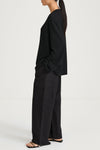 Shea leisure trousers pockets black stylein model image side