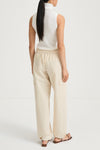 Shea leisure trousers pockets cream stylein model image back
