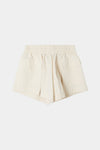 Sonya flared trench cotton shorts cream stylein packshot