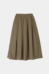 Mud khaki maxi trench skirt stylein sorina front packshot
