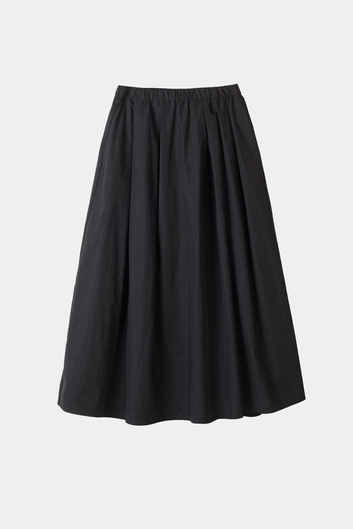 Sorina trench skirt black a-lined stylein packshot