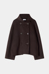 Tove short wool jacket coffee stylein packshot