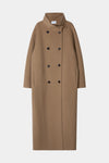 Tovino wool long coat taupe stylein packshot