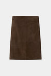 Valeria suede skirt pebble brown stylein packshot