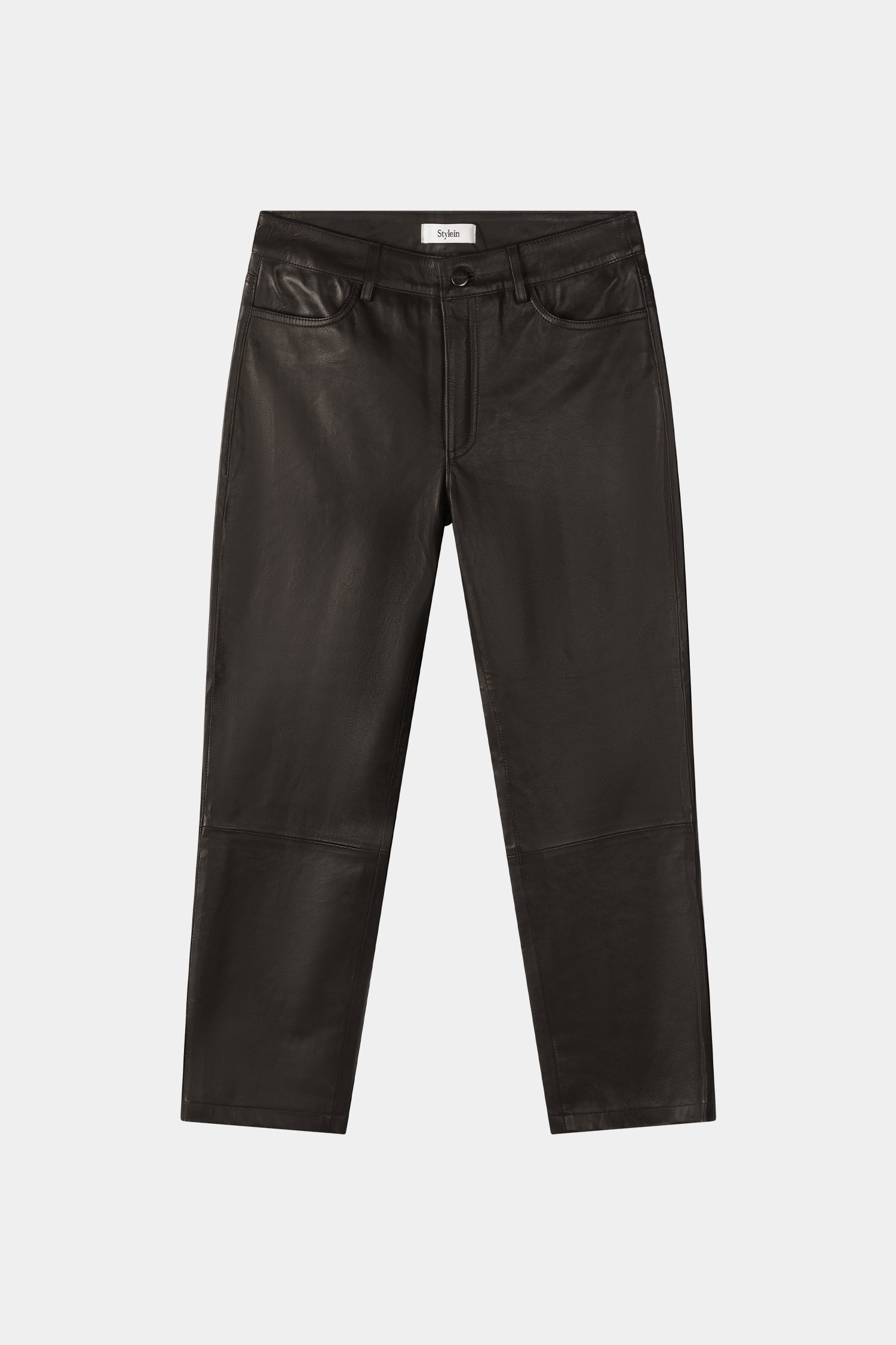 Vasto leather trousers coffee stylein packshot