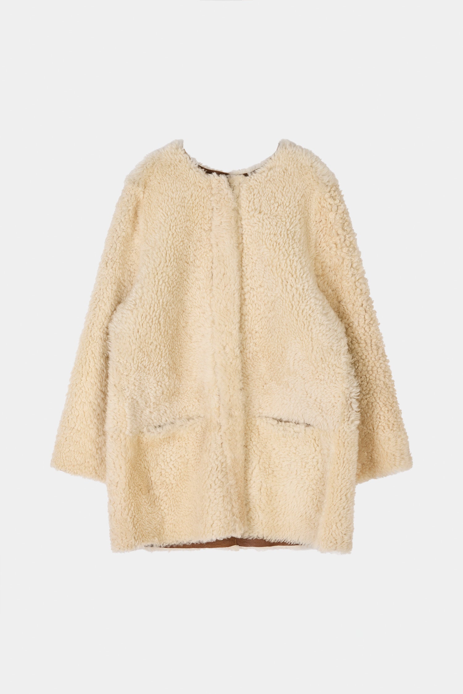 Veda jacket ecru stylein packshot front