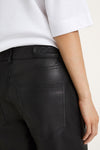 Black oversized leather trousers Stylein Victoria detail image