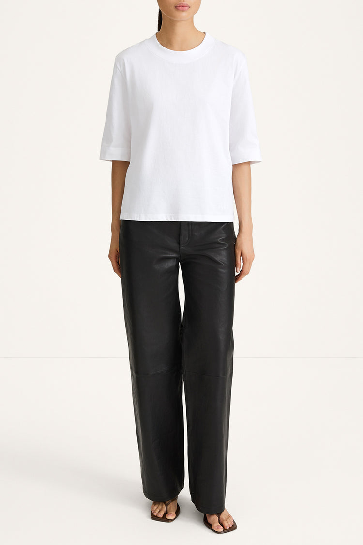 Black oversized leather trousers Stylein Vicotria