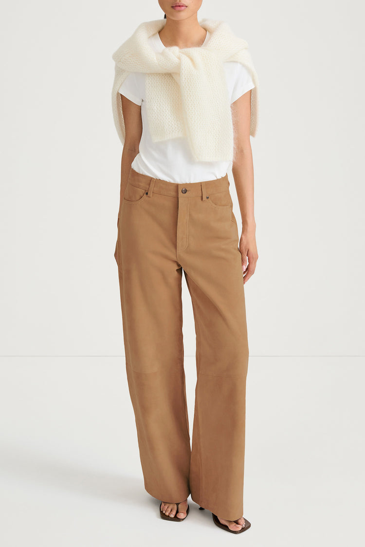 Victory trousers suede desert stylein model image front