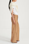 Victory suede trousers desert stylein side model image