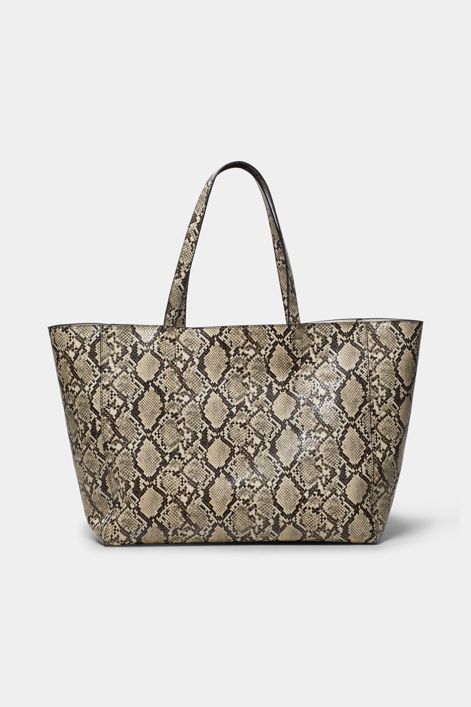 Yacht bag faux leather beige snake stylein  packshot