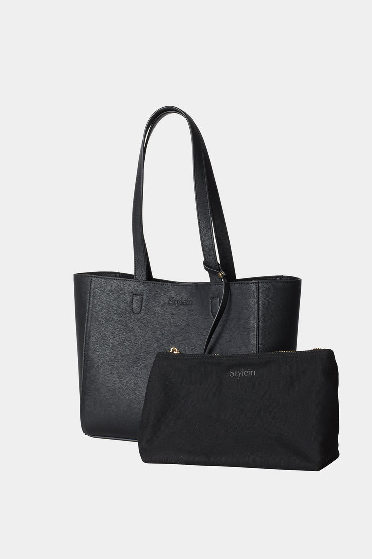 Yacht bag mini tote packshot stylein black 
