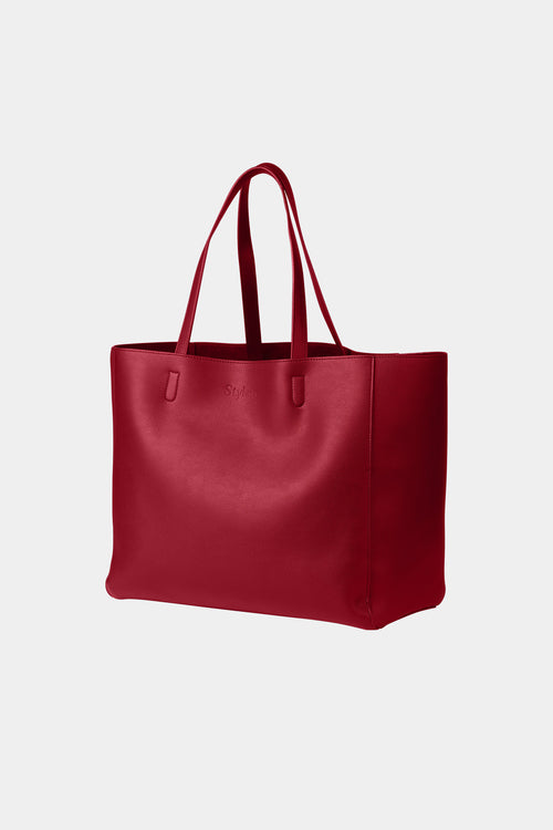 EVERYDAY SHOPPER - YACHT BAG RED STRUCTURED