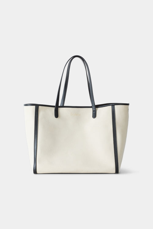 Yacht canvas cream black stylein packshot side