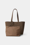 Yacht bag mini coffee suede inner clutch stylein packshot