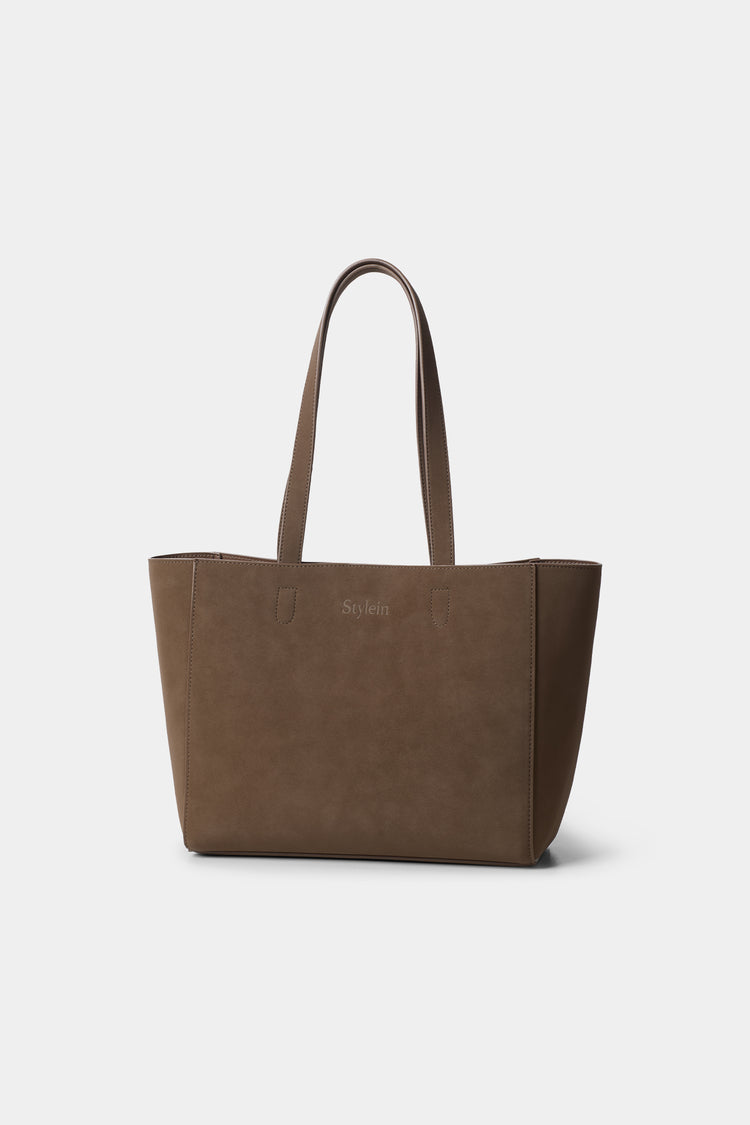 Yacht bag mini coffee suede stylein packshot