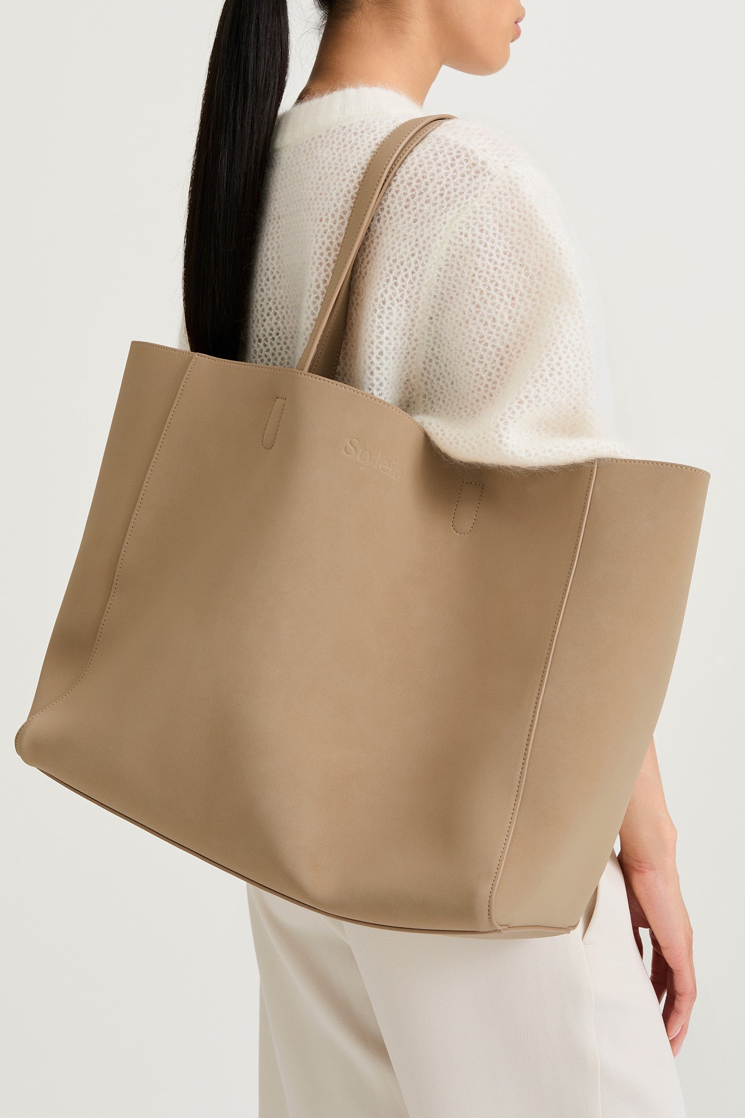 YACHT BAG VEGAN SUEDE - SAND